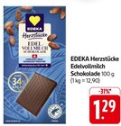 Herzstücke Edelvollmilch Schokolade bei EDEKA im Hauenstein Prospekt für 1,29 €