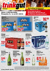 Trinkgut Discounter Prospekt der aktuellen Woche mit 4 Seiten, gültig von 26.05.2026 bis 30.05.2026, in Wenzenbach und Umgebung Aktueller Trinkgut Discounter Prospekt in Wenzenbach und Umgebung, "Aktuelle Angebote" mit 4 Seiten, 26.05.2026 - 30.05.2026