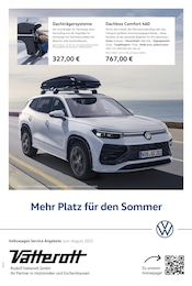 Volkswagen Prospekt für Stadtoldendorf mit 1 Seite Volkswagen Prospekt "Mehr Platz für den Sommer" für Stadtoldendorf, 1 Seite, 01.06.2025 - 31.08.2025