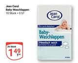 Baby-Waschlappen Angebote von Jean Carol bei GLOBUS Amberg für 1,49 €