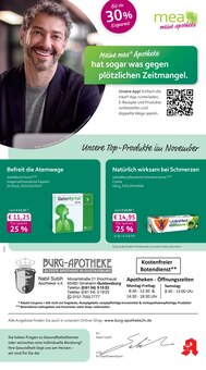 Aktueller mea - meine apotheke Prospekt "Unsere November-Angebote" Seite 1 von 4 Seiten