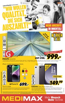 Smartphone im MEDIMAX Prospekt "WIR WOLLEN QUALITÄT, DIE SICH AUSZAHLT!" mit 8 Seiten (Dortmund)