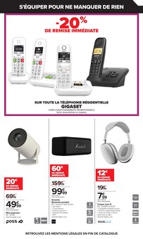 Promotion Gigaset dans le prospectus Carrefour, valable du 25/09/2026 au 12/10/2026 Promo Gigaset dans le catalogue Carrefour du moment à la page 17