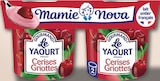 Le yaourt gourmand cerises/griottes - MAMIE NOVA à 0,49 € dans le catalogue Netto