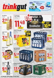 Aktueller Trinkgut GetrĂ€nkemĂ€rkte Prospekt fĂŒr Kleve 28.04.2025 - 03.05.2025 Trinkgut Prospekt fĂŒr Kleve mit 6 Seiten