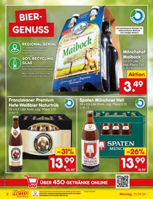 Bier im Netto Marken-Discount Prospekt "Aktuelle Angebote" mit 49 Seiten (Bremen)