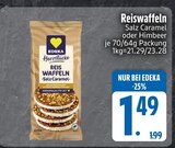 EDEKA Burglengenfeld - Reiswaffeln Salz Caramel Angebot im Prospekt Reiswaffeln Salz Caramel bei EDEKA im Burglengenfeld Prospekt für 1,49 €