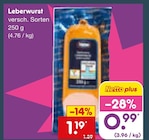 Aktuelles Leberwurst Angebot bei Netto Marken-Discount in Hagen (Stadt der FernUniversität) ab 0,99 €
