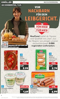 Bratwurst im Kaufland Prospekt "EXTRA-ANGEBOTE" mit 8 Seiten (Paderborn)