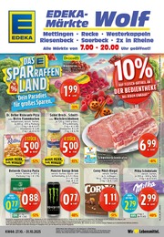 Supermarkt Prospekt von EDEKA Recke EDEKA Prospekt: "Aktuelle Angebote", 24 Seiten, 27.10.2025 - 31.10.2025