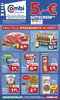 Aktueller combi Prospekt "Markt - Angebote" Seite 1 von 34 Seiten