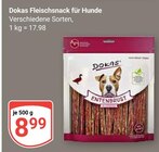 Dokas Fleischsnack für Hunde bei GLOBUS im Prospekt "" für 8,99 €