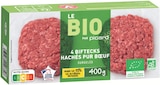 Promo 4 biftecks hachés bio à 8,99 € dans le catalogue Picard à Strasbourg