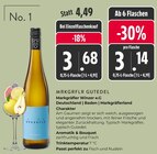 Aktuelle Kühlschrank Angebote bei Hieber in Lörrach Aktuelles MRKGRFLR Gutedel Angebot bei Hieber in Lörrach ab 3,14 €