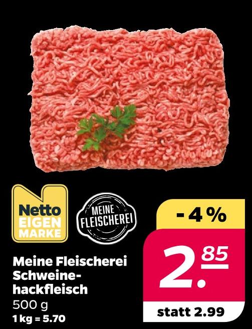 Meine Fleischerei Schweinehackfleisch