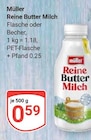 Reine Butter Milch Angebote von Müller bei GLOBUS Siegen für 0,59 €