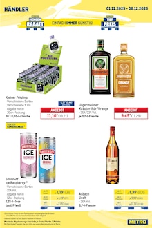 Wodka im METRO Prospekt "Wochenengebote Händler + Gewinnspiel + Händler Mix" mit 30 Seiten (Leipzig)