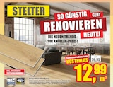 Design-Vinyl-Klick-Belag bei wohnen & sparen Stelter im Versmold Prospekt für 12,99 €