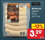 Aktuelles Bratwurst gebrüht Angebot bei Netto Marken-Discount in Hildesheim ab 3,29 €