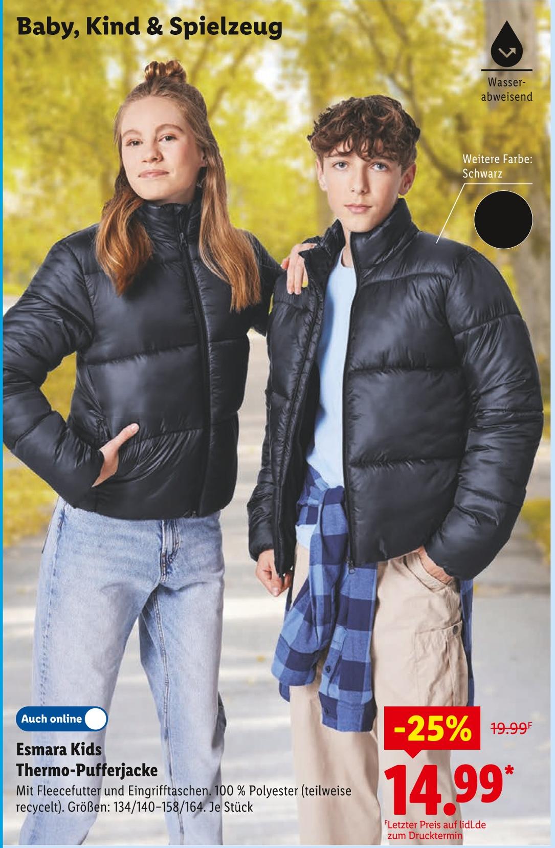 Kids Thermo-Pufferjacke