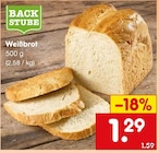 Weißbrot von Backstube im aktuellen Netto Marken-Discount Prospekt für 1,29 €