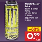 Monster Energy Drink im Angebot bei Netto Marken-Discount in Frankenthal Monster Energy Drink Angebote bei Netto Marken-Discount Frankenthal für 0,99 €