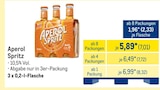 Aperol Spritz für 7,01 € bei METRO im Angebot Aperol Spritz im aktuellen METRO Prospekt
