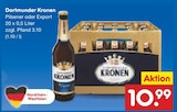 Pilsener oder Export Angebote von Dortmunder Kronen bei Netto Marken-Discount Finnentrop für 10,99 €