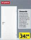 Zimmertür für 34,99 € bei Hagebaumarkt im Angebot Zimmertür im aktuellen Hagebaumarkt Prospekt