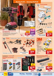 Bohrmaschine im Netto Marken-Discount Prospekt "Aktuelle Angebote" mit 67 Seiten (Mönchengladbach)