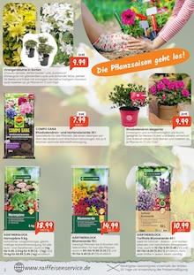 Gartenerde im Raiffeisen Rhein-Ahr-Eifel Handelsgesellschaft mbH Prospekt "Frühlingsfrisch in die Gartensaison" mit 8 Seiten (Bonn)