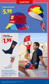 Chaussettes Angebote im Prospekt "Champions de la fraicheur !" von Lidl Chaussettes Angebote im Prospekt "Champions de la fraicheur !" von Lidl auf Seite 31