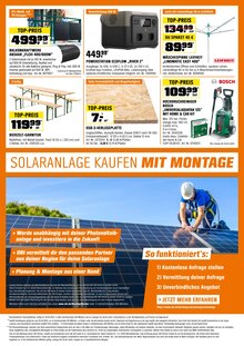 Solaranlage im OBI Prospekt "BIBERSTARKE ANGEBOTE" mit 19 Seiten (Köln)