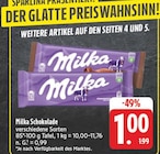 Schokolade im Angebot bei EDEKA in Amberg Schokolade Angebote von Milka bei EDEKA Amberg für 1,00 €
