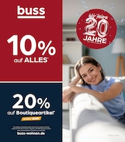 Aktueller buss Möbel & Einrichtung Prospekt in Holtland und Umgebung, "Wir feiern 20 Jahre!" mit 34 Seiten, 13.09.2025 - 22.09.2025