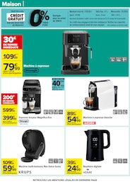 Prix et réduction Bouilloire dans le prospectus Carrefour en cours Offre Bouilloire dans le catalogue Carrefour du moment à la page 87