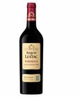 Aop bordeaux rouge - BARON DE LESTAC en promo chez Intermarché Morlaix à 2,92 €