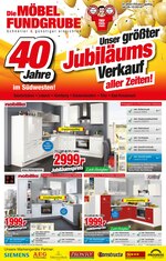 Die Möbelfundgrube Prospekt "Unser größter Jubiläumsverkauf aller Zeiten! ", 8 Seiten, für Blieskastel, 09.10.2019 - 15.10.2019 Die Möbelfundgrube Prospekt "Unser größter Jubiläumsverkauf aller Zeiten! ", 8 Seiten, für Blieskastel, 09.10.2019 - 15.10.2019