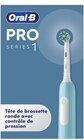 Brosse à dents électrique pro 1 + étui de voyage - ORAL-B en promo chez U Express Châteauroux à 31,11 €
