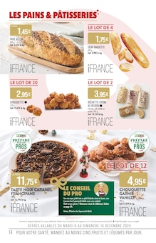 Promotion Gruyère dans le prospectus Supermarchés Match, valable du 09/12/2025 au 27/12/2025 Promo Gruyère dans le catalogue Supermarchés Match du moment à la page 14