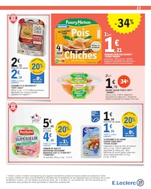 Promo Bâtonnets De Surimi dans le catalogue E.Leclerc du moment à la page 23