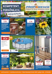 Aktueller PROFI Wesch Baumarkt Prospekt in Mühlhausen und Umgebung, "KOMPETENT. PERSÖNLICH. REGIONAL." mit 8 Seiten, 14.06.2025 - 27.06.2025