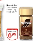 Gold im Angebot bei GLOBUS in Salzgitter Gold Angebote von Nescafé bei GLOBUS Salzgitter für 6,99 €