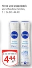 Deo Doppelpack Angebote von Nivea bei GLOBUS Saarlouis für 4,44 €