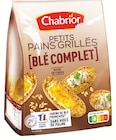 Petits pains grillés blé complet - CHABRIOR en promo chez Intermarché Niort à 0,66 €