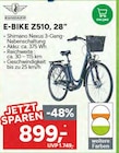 Aktuelles E-Bike Z510, 28" Angebot bei Marktkauf in Fürth ab 899,00 €