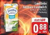 haltbare Landmilch 1,5% Fett bei EDEKA im Geldern Prospekt für 0,88 €