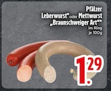 Leberwurst Angebote bei EDEKA Straubing für 1,29 €