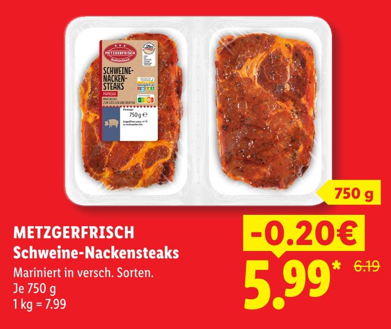 Schweine-Nackensteaks