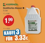 Destilliertes Wasser von KERNOL für 1,99 € bei V-Markt im Angebot Destilliertes Wasser von KERNOL im aktuellen V-Markt Prospekt